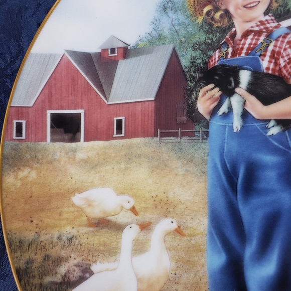 Shirley Temple Rebecca of Sunnybrook Farm Danbury Mint Collectors Plate Vintage - Picture 5 of 12